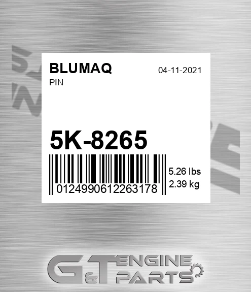 5K-8265 Pin for BLUMAQ