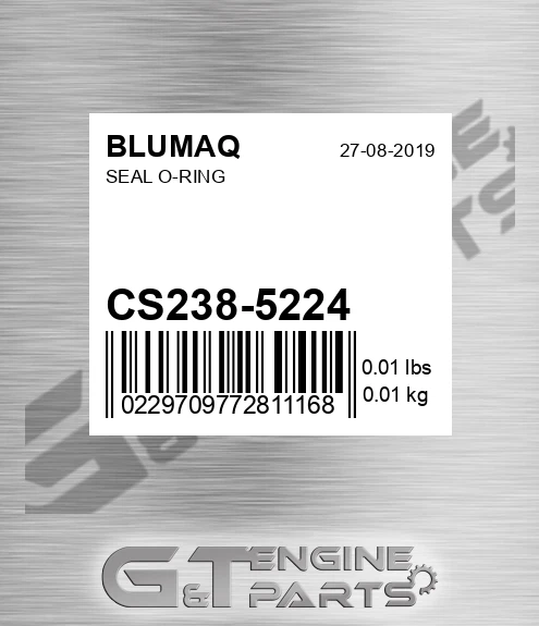 CS238-5224 Seal O-ring for BLUMAQ