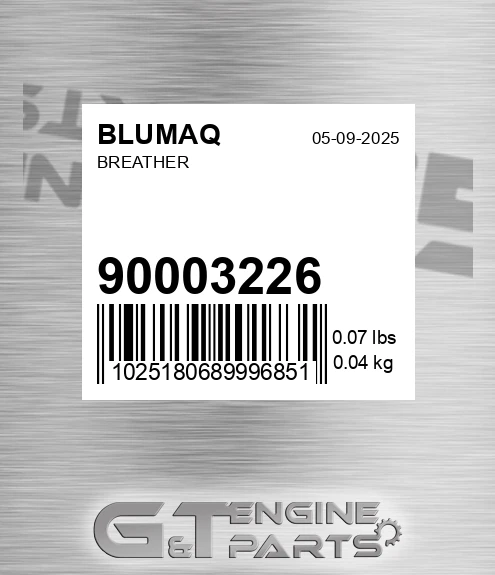 900.03226 Breather for BLUMAQ