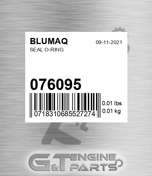 076.095 Seal O-ring for BLUMAQ