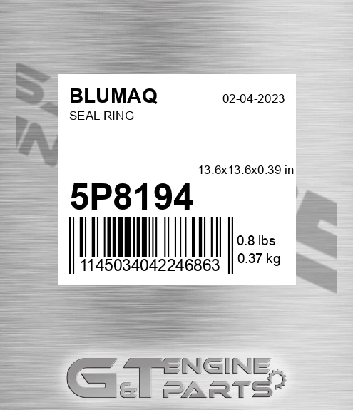 5P-8194 Seal Ring