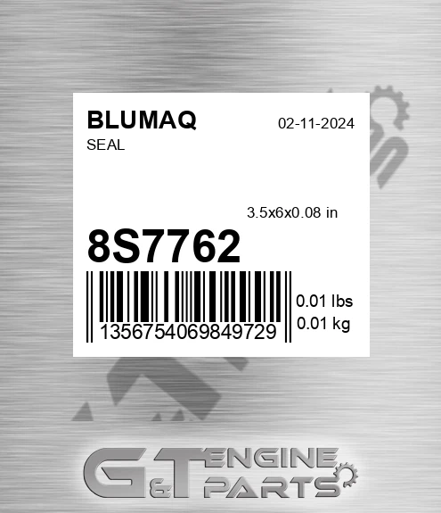 8S-7762 Seal for BLUMAQ