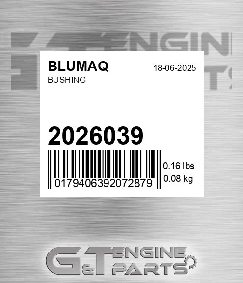 2026039 Bushing