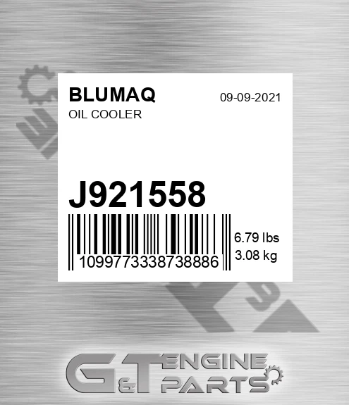 J921558 BLUMAQ Oil Cooler