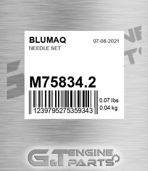 M75834.2 Needle Set
