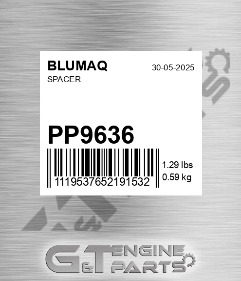 PP9636 BLUMAQ Spacer