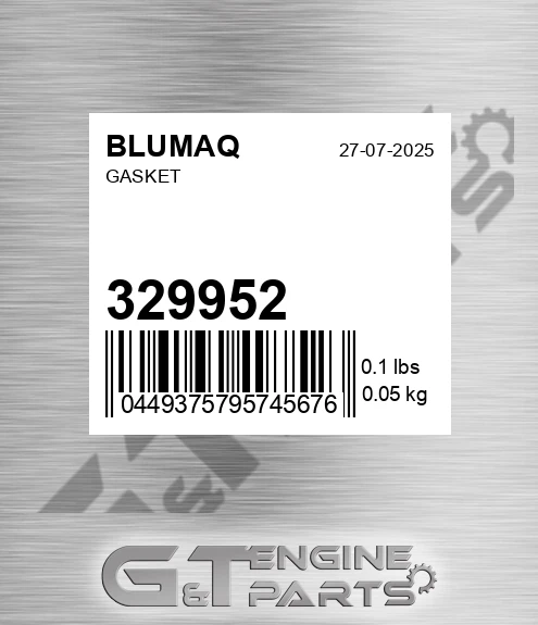 329952 Gasket