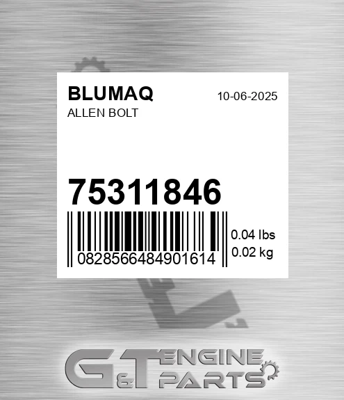 75311846 Allen Bolt