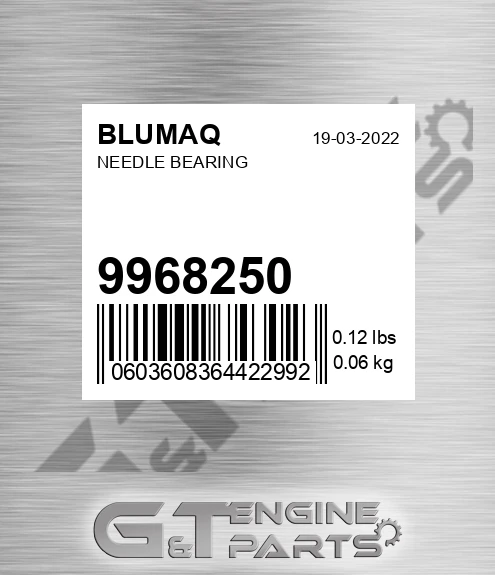 9968250 Needle Bearing