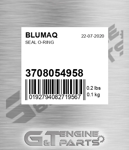 3708054958 Seal O-ring for BLUMAQ