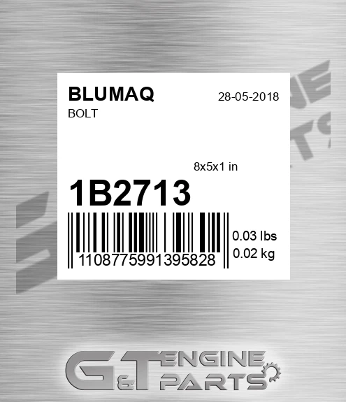 1B-2713 Bolt