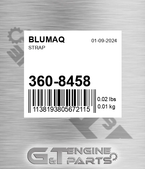 360-8458 Strap