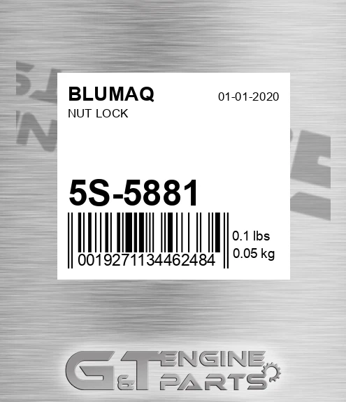 5S-5881 Nut Lock for BLUMAQ