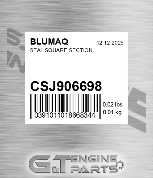 CSJ906698 BLUMAQ Seal Square Section