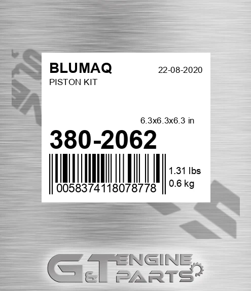 380-2062 Piston Kit