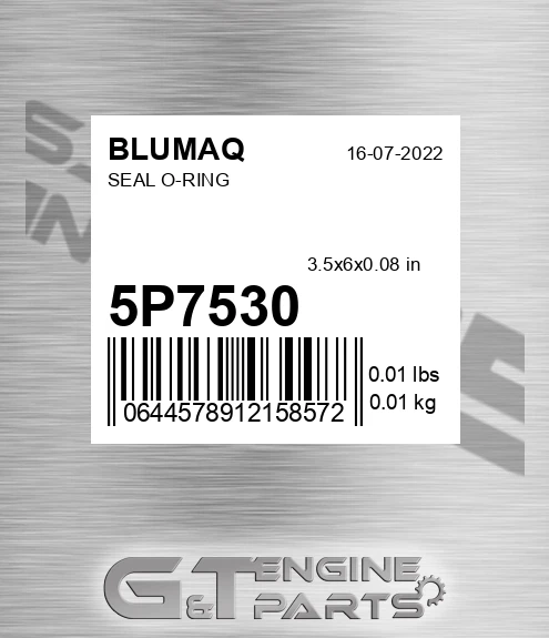 5P-7530 Seal O-ring for BLUMAQ