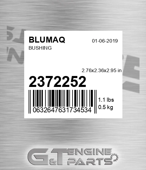 237-2252 Bushing for BLUMAQ