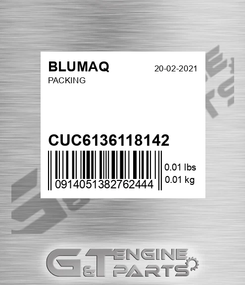 CUC6136118142 Packing for BLUMAQ