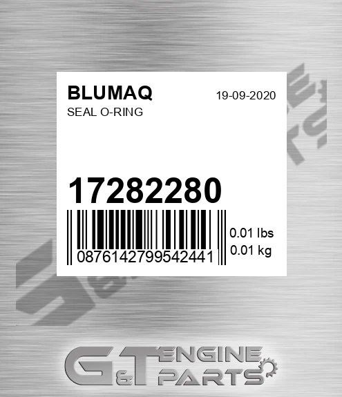 17282280 Seal O-ring