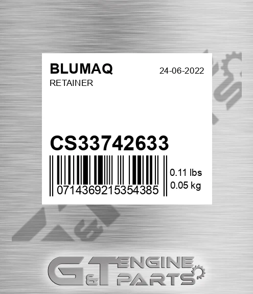 CS33742633 BLUMAQ Retainer
