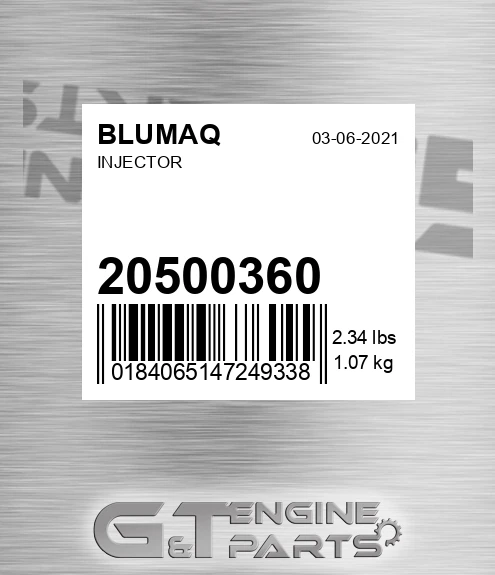 20500360 BLUMAQ Injector