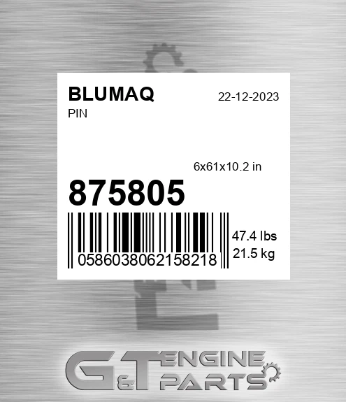 875805 Pin