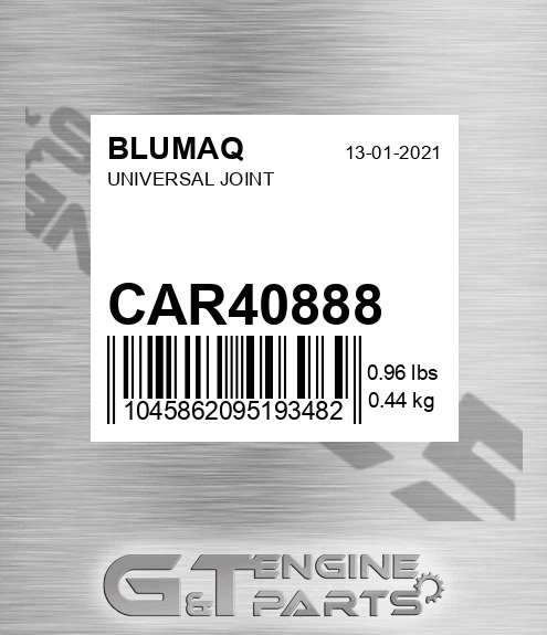 CAR40888 BLUMAQ Universal Joint