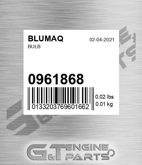 096.1868 Bulb for BLUMAQ