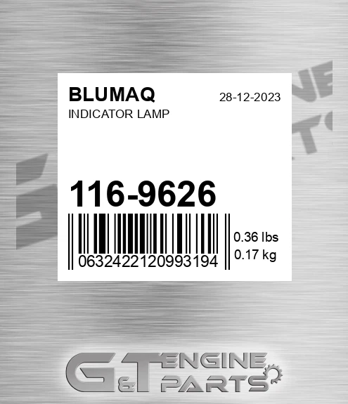 116-9626 Indicator Lamp for BLUMAQ