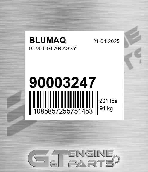 900.03247 Bevel Gear Assy. for BLUMAQ