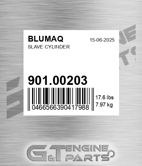 901.00203 Slave Cylinder for BLUMAQ