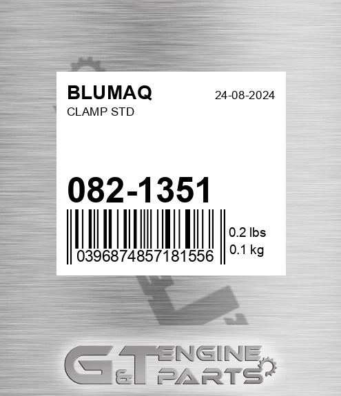 082-1351 Clamp Std for BLUMAQ