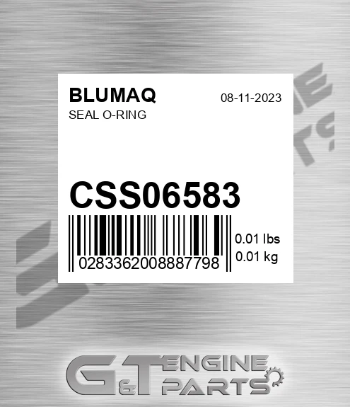 CSS06583 BLUMAQ Seal O-ring