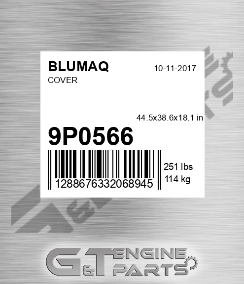 9P-0566 Cover for BLUMAQ