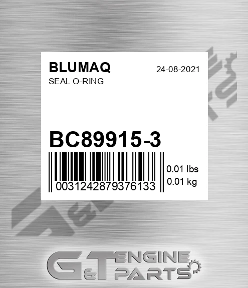 BC89915-3 Seal O-ring for BLUMAQ