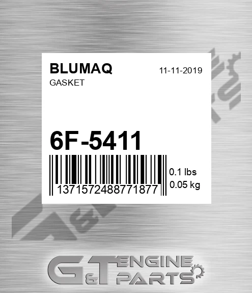 6F-5411 Gasket for BLUMAQ