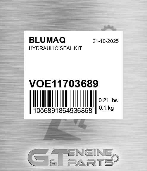 VOE11703689 Hydraulic Seal Kit for BLUMAQ