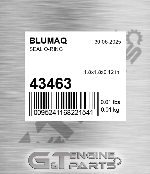 43463 BLUMAQ Seal O-ring