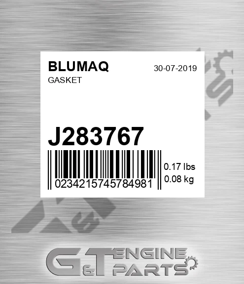 J283767 BLUMAQ Gasket