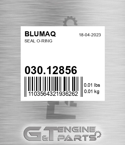 030.12856 Seal O-ring for BLUMAQ