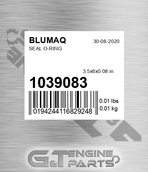 103-9083 Seal O-ring for BLUMAQ