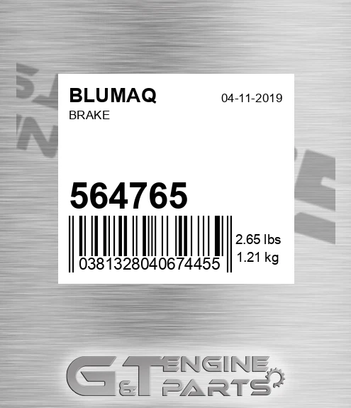 564765 Brake for BLUMAQ
