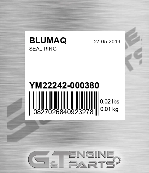 YM22242-000380 Seal Ring for BLUMAQ