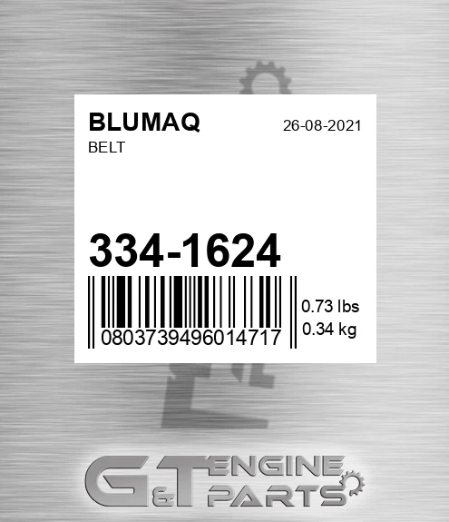 334-1624 Belt for BLUMAQ