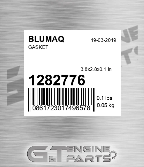 128-2776 Gasket for BLUMAQ