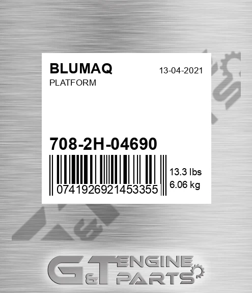 708-2H-04690 Platform for BLUMAQ