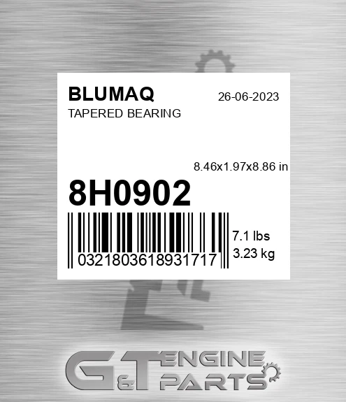 8H-0902 Tapered Bearing for BLUMAQ