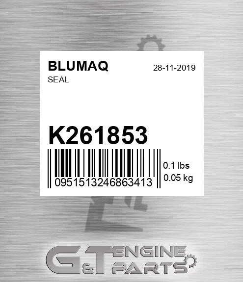 K261853 Seal