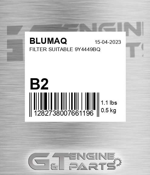 B2 Filter Suitable 9y4449bq