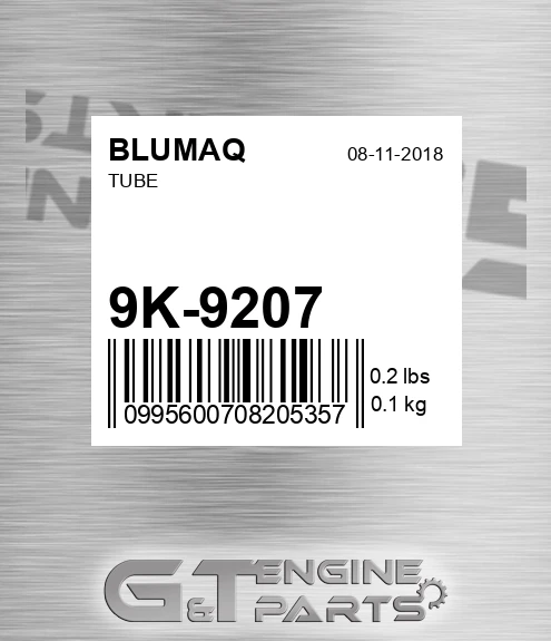 9K-9207 Tube for BLUMAQ